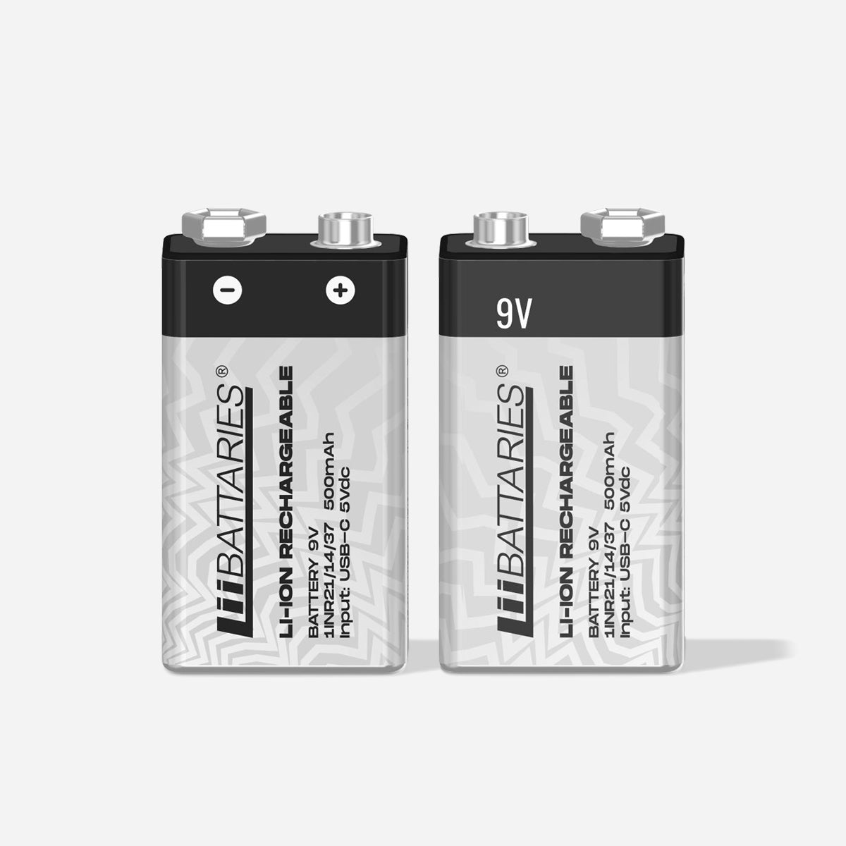 9V TYPE-C USB Rechargeable Lithium-ion Battery