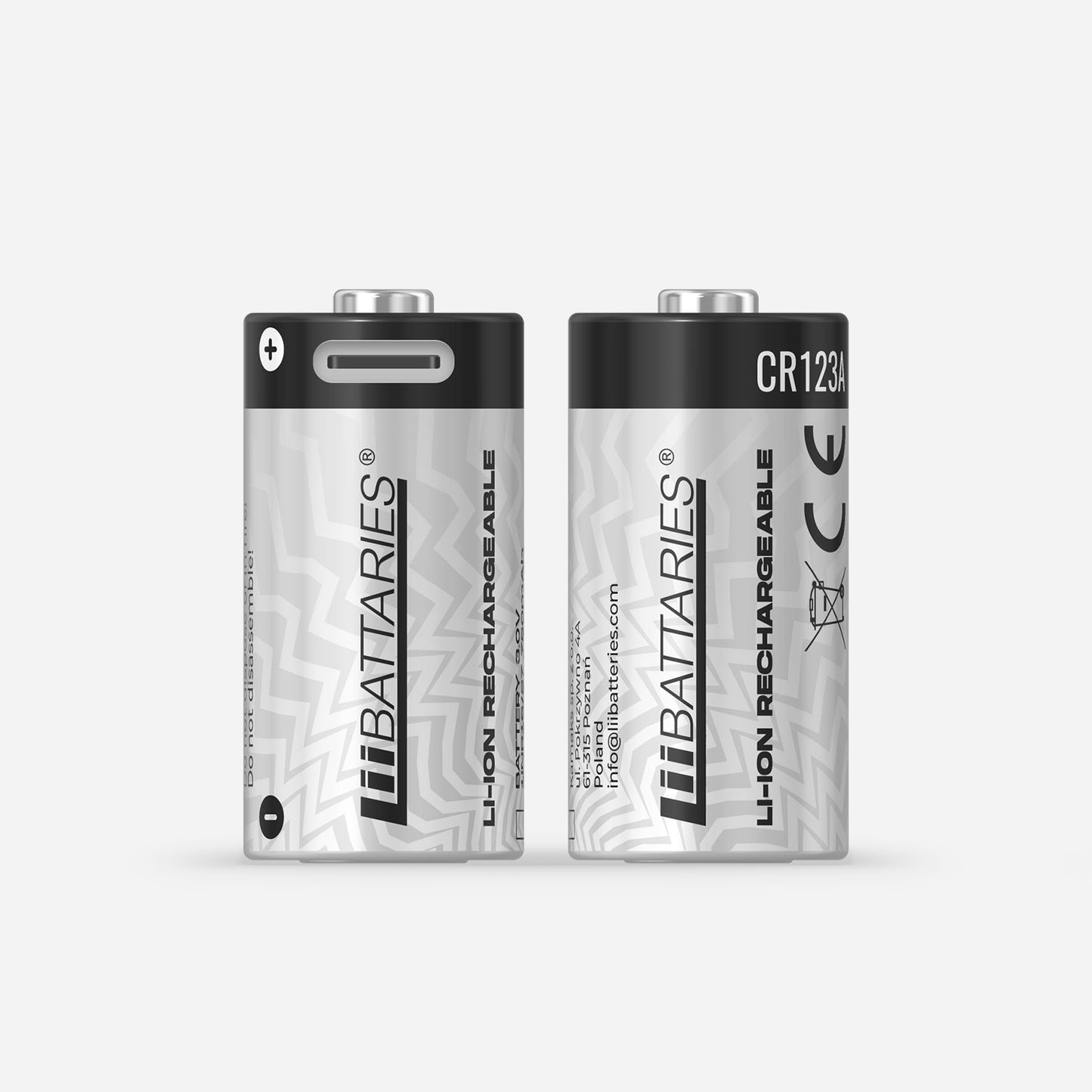 CR123A TYPE-C USB Rechargeable Lithium-ion Battery