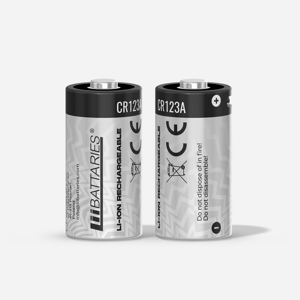 CR123A TYPE-C USB Rechargeable Lithium-ion Battery