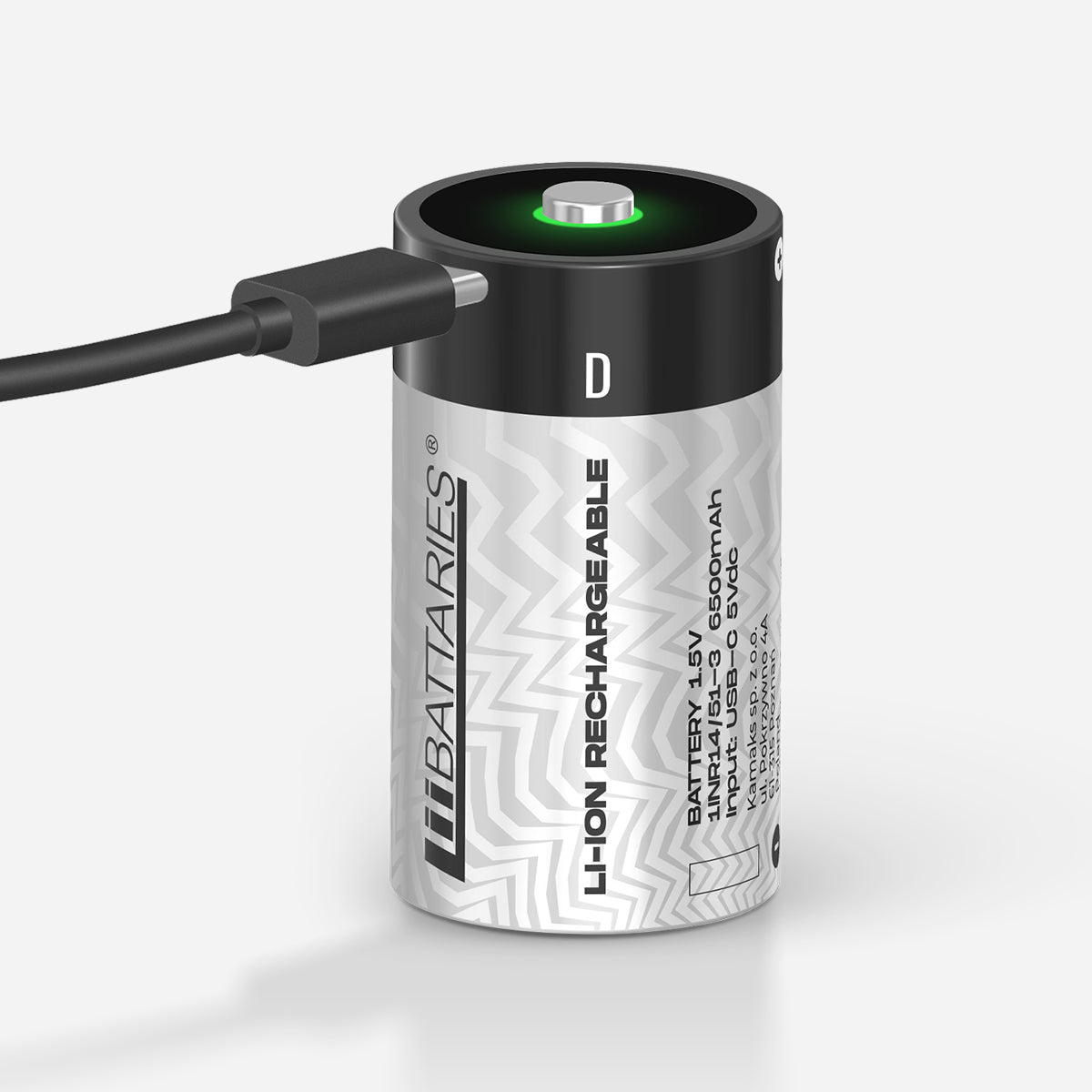 D TYPE-C USB Rechargeable Lithium-ion Battery